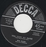 Rex Allen - You Took My Name/I'm Learning To Live Without You (US)