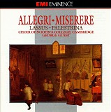 Various artists - Allegri: Miserere Mei, Deus; Lassus: Missa Super Bella Amfitrit' Altera; Palestrina: Missa Veni Sponsa Christi