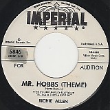 Richie Allen - Mr. Hobbs (Theme)/Comin' Back To You (US Promo)