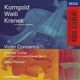 Erich Wolfgang Korngold / Kurt Weill / Ernst Krenek - Violin Concertos