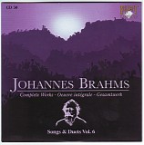Johannes Brahms - Cd 50 - Songs & Duets Vol 6