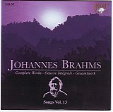 Johannes Brahms - Cd 57 - Songs Vol 13