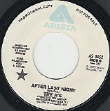 The A's - After Last Night (Mono)/After Last Night (Stereo) (US Promo)