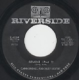 Cannonball Adderley Sextet - Gemini (Part 1)/Gemini (Part 2) (US)