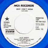 Lyle Lovett - Why I Don't Know