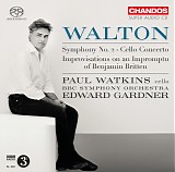 Paul Watkins / BBC Symphony Orchestra / Edward Gardner - Walton: Improvisations on an Impromptu of Benjamin Britten, Cello Concerto & Symphony No. 2