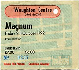 Magnum - Live At The Pitz, Woughton Centre, Leadenhall, Milton Keynes, England