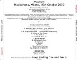Magnum - Moonking Tour Over Italy (Live At Musicdrome, Milano, Italy)