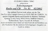Various Artists - Schwingungen Radio Auf Cd Nr 081