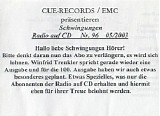 Various Artists - Schwingungen Radio Auf Cd Nr 096