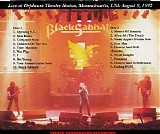 Black Sabbath - Live at Orpheum Theatre, Boston, Aug. 9th (Bootleg)