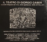 Giorgio Gaber - Il Teatro di Giorgio Gaber