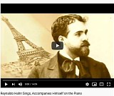 Reynaldo Hahn - Hahn sings