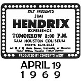 The Jimi Hendrix Experience - Sam Houston Coliseum 1969
