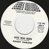 Randy Barlow - Love Was Born/Cheater's Eyes (US)