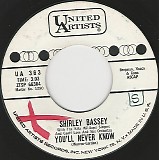 Shirley Bassey - You'll Never Know/Reach For The Stars (US Promo)
