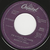 Marcia Ball - I'm A Fool To Care/50 Words Or Less (Canada)