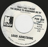 Louis Armstrong - That's All I Want The World To Remember Me By/Hello, Dolly! (US Promo)