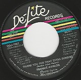 Frankie Avalon - Thank You For That Extra Sunrise/Thank You For That Extra Sunrise (US Promo)
