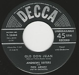 Andrews Sisters - Old Don Juan/The Mambo Man (US)