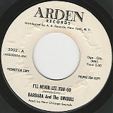 Barbara and The Uniques - I'll Never Let You Go/You're Gonna Make Me Cheat On You (US Promo)
