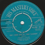 Frankie Avalon - Don't Throw Away All Those Teardrops/Talk, Talk, Talk (Great Britain)