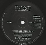 Rick Astley - Take Me To Your Heart/I'll Be Fine (England)