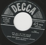 Louis Armstrong and Gordon Jenkins and His Orchestra - It's All In The Game/When It's Sleepy Time Down South (Canada)