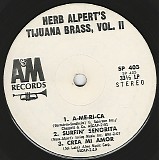 Herb Alpert's Tijuana Brass - Herb Alpert's Tijuana Brass - Volume 2 (US Promo)