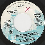 Clive Baldwin - Now It's Paul McCartney Stevie Wonder Alice Cooper Elton John/The Disco Rag (US Promo)
