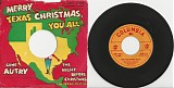 Gene Autry - Merry Texas Christmas, You All!/The Night Before Christmas (In Texas, That Is) (US Picture sleeve)