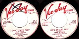 Gene Allison with Al Smith's Orchestra - I Don't Know Why/Let's Sit And Talk (US Promo)