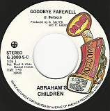 Abraham's Children - Goodbye Farewell/Hot Love (Canada)