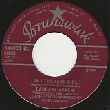 Barbara Acklin - Am I The Same Girl/Be By My Side (Canada)
