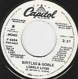 Birtles & Goble - Lonely Lives/Lonely Lives (US Promo)
