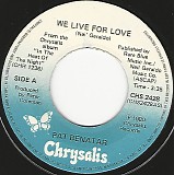 Pat Benatar - We Live For Love/Rated X (Canada)