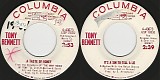 Tony Bennett - A Taste Of Honey/It's A Sin To Tell A Lie (US Promo)