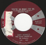 Tony Bennett - You're So Right For Me/Alone At Last and My Foolish Heart (Canada)