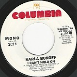 Karla Bonoff - I Can't Hold On/I Can't Hold On (US Promo)