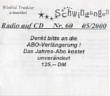 Various artists - Schwingungen Radio Auf Cd Nr 060