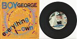 Boy George - Everything I Own/Use Me (UK Picture Sleeve)