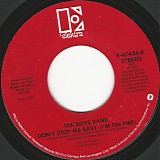 The Boys Band - Don't Stop Me Baby (I'm On Fire)/We're Lovers (US) (Elektra)