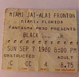 Black Sabbath - Live At Jai Alai Fronton Hall, Miami, Florida, USA