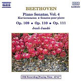 Jenö Jandó - Beethoven: Piano Sonatas, Vol. 4 (Ops. 109-11)