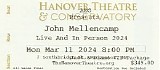 John Mellencamp - 2024.03.11 - Hanover Theater for the Performing Arts, Worcester, MA